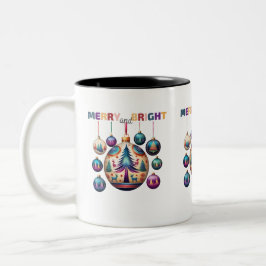 Merry und Bright Zweifarbige Tasse