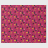 MERRY UND DEER CHRISTMAS GESCHENKPAPIER (Flach)