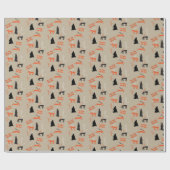 MERRY UND DEER CHRISTMAS GESCHENKPAPIER (Flach)