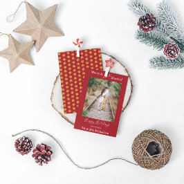 Merry und fast Verheiratet Minimalistisch Feiertagskarte