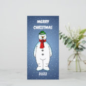 Merry und Happy Snowman (Stehend Vorderseite)
