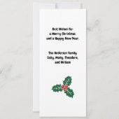 Merry und Happy Snowman (Rückseite)