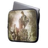Merry und Peregrin auf Treebeard Laptopschutzhülle (Vorderseite Links)
