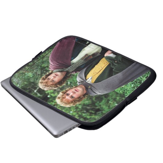 Merry und Peregrin Laptopschutzhülle (Vorne Knopf)