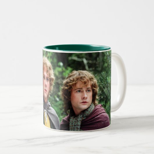 Merry und Peregrin Zweifarbige Tasse (VorderseiteRechts)