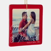 Merry und Verheiratet Wedding neu Keramikornament (Rechts)