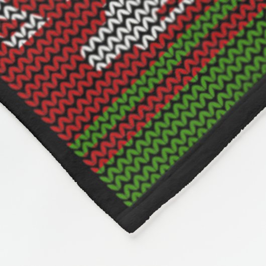 Merry Vapemas - Vaping Ugly Christmas Sweater Fleecedecke (Ecke)