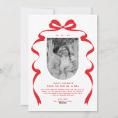 Merry & Verheiratet Bow Foto Weihnachten Neu (Rückseite)