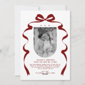 Merry & Verheiratet Bow Foto Weihnachten Neu (Rückseite)