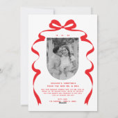 Merry & Verheiratet Bow Foto Weihnachten Neu (Rückseite)