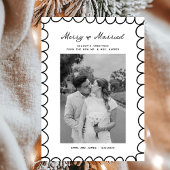 Merry & Verheiratet Bow Foto Weihnachten Neu