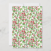 Merry & Verheiratet Elegantes Script-Foto Feiertagskarte (Rückseite)