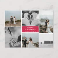 Merry & Verheiratet Wedding Foto Collage