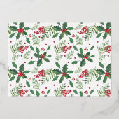 Merry & Verheiratet zu sein mit heiligen Verlobten Folieneinladung (Rückseite)