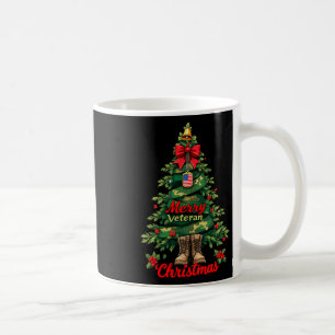 Merry Veteran Weihnachtsbaum Xmas Familie Matching Kaffeetasse