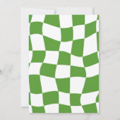 Merry Vibes Groovy Christmas Party Einladung (Rückseite)