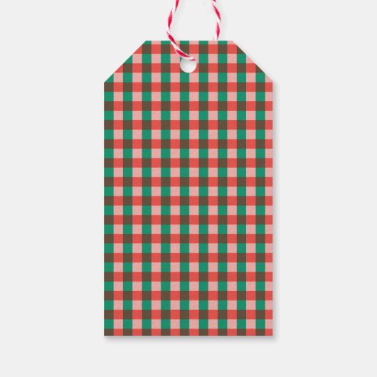 Merry Vibes Only Groovy 70er Retro Weihnachten Geschenkanhänger (Rückseite)