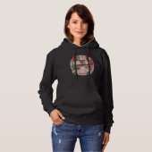 Merry Vibes Retro Christmas Christmas Vintage Truc Hoodie (Vorne ganz)