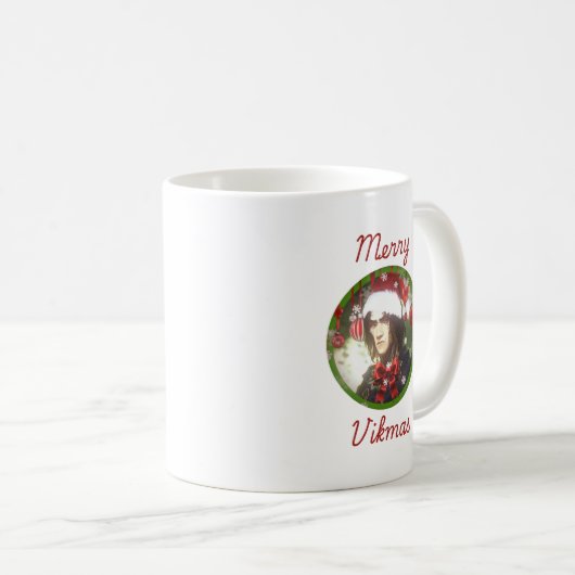 Merry Vikmas Kaffeetasse (VorderseiteRechts)