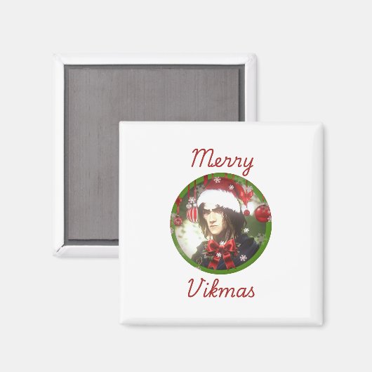 Merry Vikmas Magnet (Vorderseite/Rückseite)