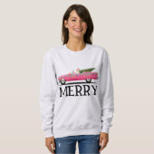 MERRY VINTAG CADDY LADIES CHRISTMAS SWEATSHIRT (Vorne ganz)