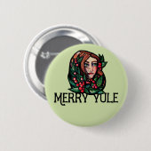 Merry Weihnachten Button (Vorne & Hinten)