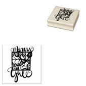 Merry Weihnachten Gummistempel (Stempel)