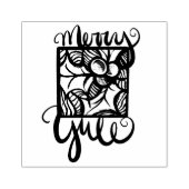 Merry Weihnachten Gummistempel (Prägung)