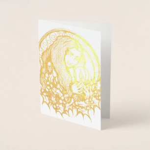 Merry Weihnachten Hexe Folienkarte