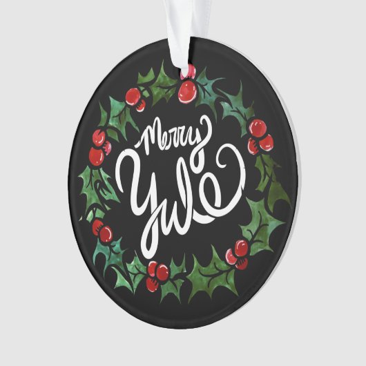 Merry Weihnachten Pagan Holidays Wiccan Seligen We Ornament (Vorderseite)