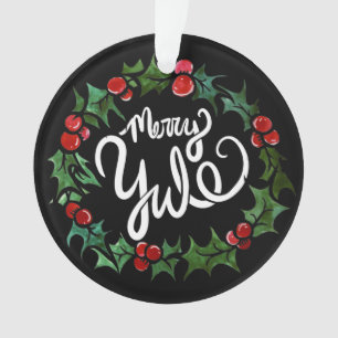 Merry Weihnachten Pagan Holidays Wiccan Seligen We Ornament