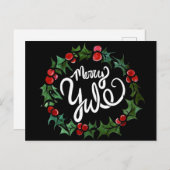 Merry Weihnachten Pagan Holidays Wiccan Seligen We Postkarte (Vorne/Hinten)