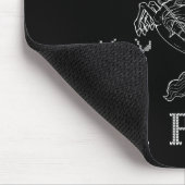 Merry Weihnachten Ya Pagan Odin auf der Insel Slei Mousepad (Ecke)