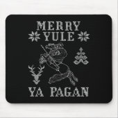 Merry Weihnachten Ya Pagan Odin auf der Insel Slei Mousepad (Vorne)