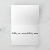 Merry Westie Christmas Feiertagskarte (Innenseite)