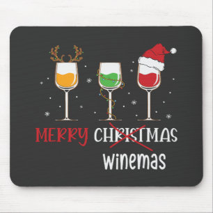Merry Winemas Mousepad