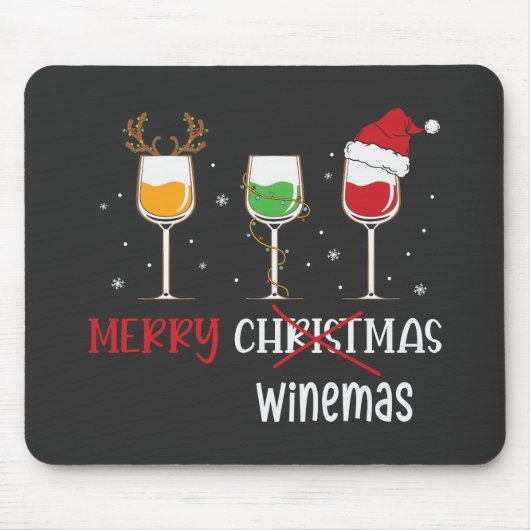 Merry Winemas Mousepad (Vorne)
