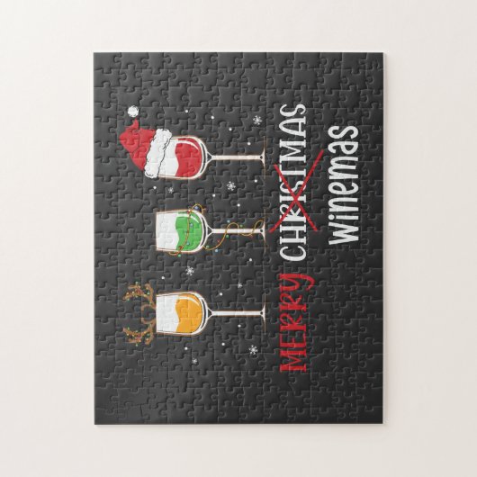Merry Winemas Puzzle (Vertikal)