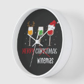Merry Winemas Uhr (Winkel)