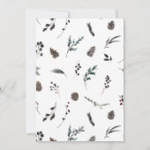 Merry Winter 5 Foto Schwarzes Wasser Weihnachten (Rückseite)