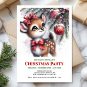 Merry winter scene Christmas kids invitation digit Einladung