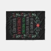 Merry Winter Solstice You Thieving Christian S  Fleecedecke (Vorderseite (Horizontal))