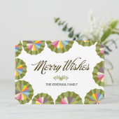 Merry Wish Einladung (Stehend Vorderseite)