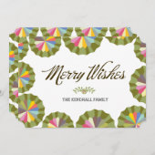 Merry Wish Einladung (Vorne/Hinten)