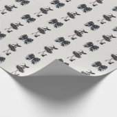 Merry Witchmas Deluxe – Gothic Witch & Ribbon Geschenkpapier (Ecke)