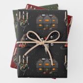 Merry Witchmas Wrapping Paper Geschenkpapier Set (Beispiel)