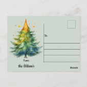 Merry Woof-mas Hund Weihnachten Postkarte (Rückseite)