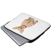 Merry Woofmas 1 Laptopschutzhülle (Vorne Knopf)