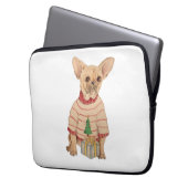 Merry Woofmas 1 Laptopschutzhülle (Vorderseite Links)