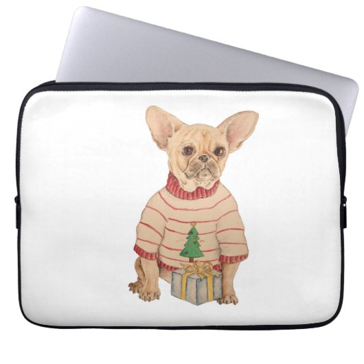 Merry Woofmas 1 Laptopschutzhülle (Vorderseite)